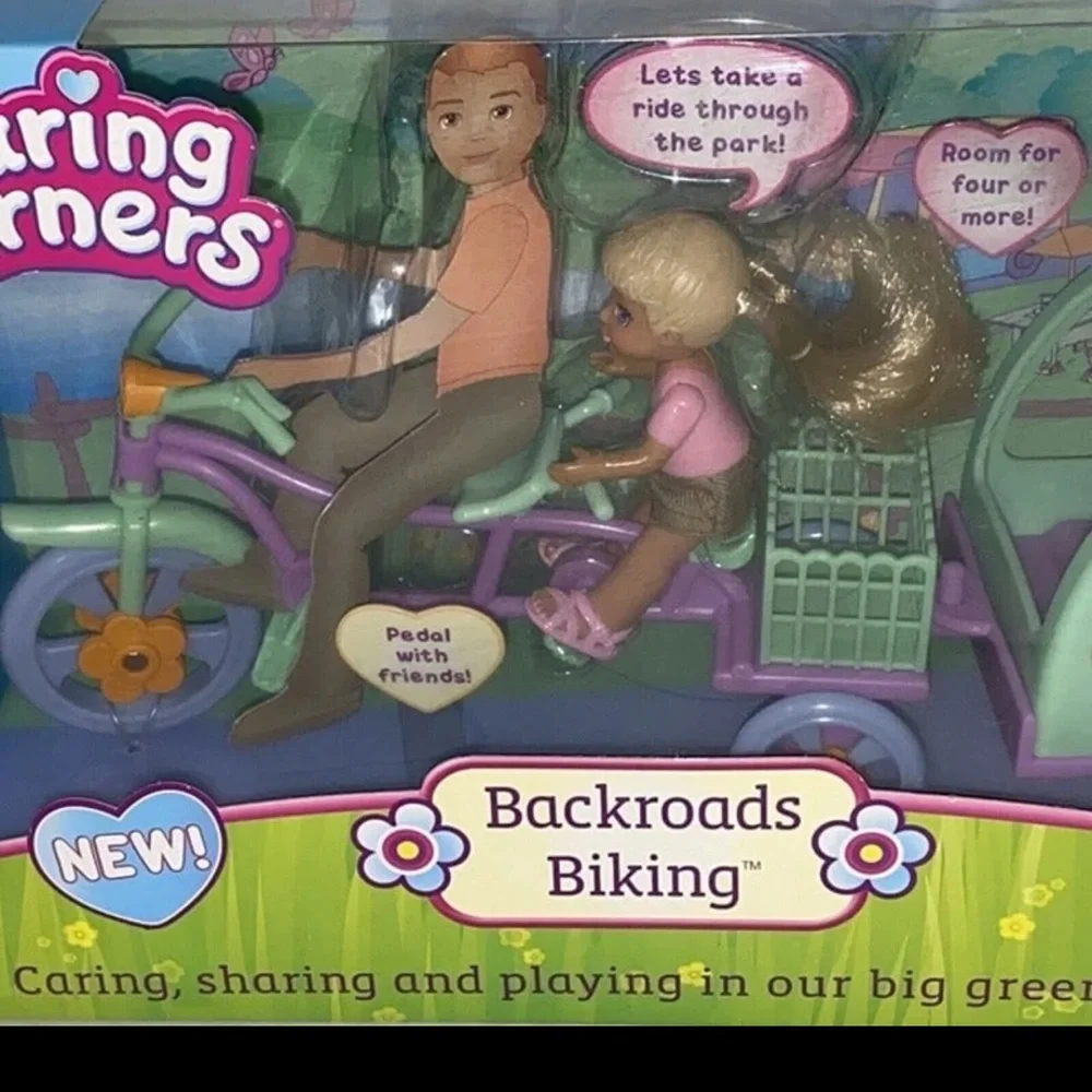 Caring Corners Backroads Biking Play Set Playset with‎ Doll